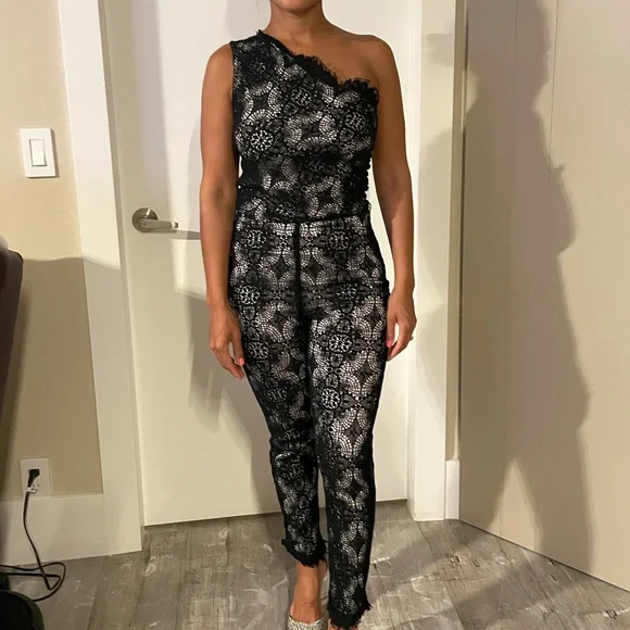 💋Alexis Black Lace Jumpsuit